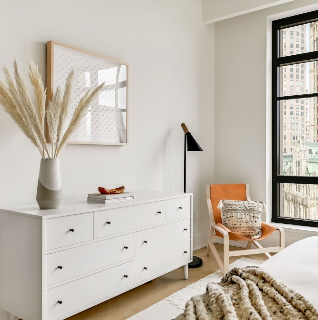 Bedroom, master bedroom designed and styled by Orlie Katsiris Staging and Interiors